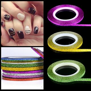 สติ๊กเกอร์ติดเล็บ Tape nail