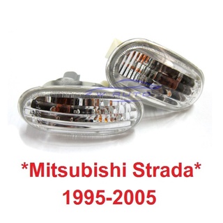 ไฟแก้มคริสตัล MITSUBISHI STRADA 1995 - 2005 มิตซูบิชิ สตราด้า สตาด้า ไฟเลี้ยว ไฟข้างแก้ม ไฟข้าง ไฟแก้มรถยนต์ ไฟแก้ม