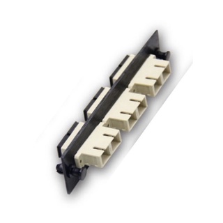 Link UF-2166 Fiber Optic 3 SC Duplex Snap-In Adapter Plate (MM.)