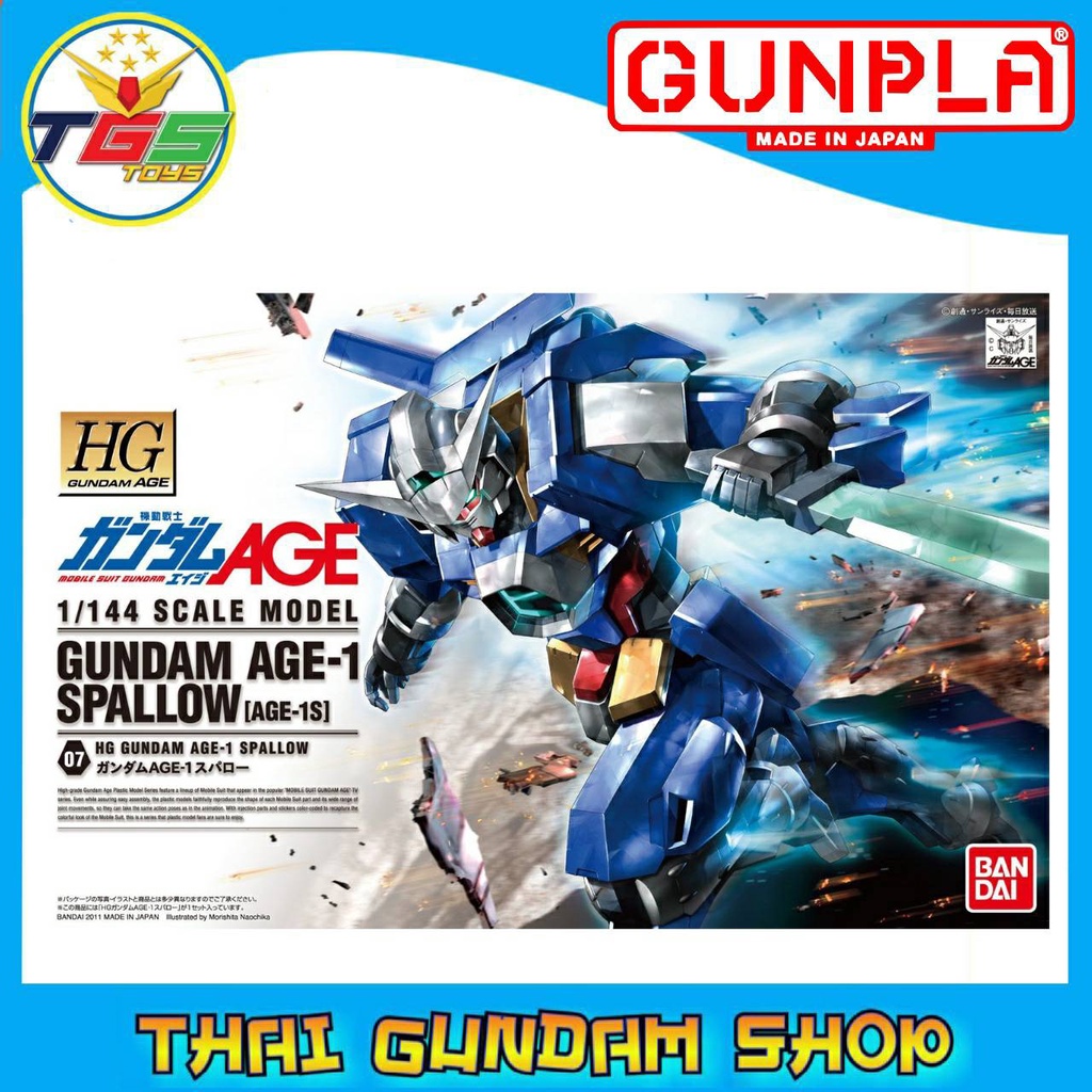⭐TGS⭐HG Gundam AGE-1 Spallow (HG) (Gundam Model Kits)