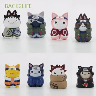 Back2Life ฟิกเกอร์นารูโตะ Uchiha Itachi Naruto Cat 8 ชิ้น / ชุดสําหรับตกแต่ง