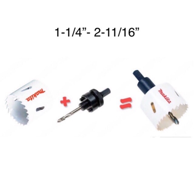 ดอกโฮลซอล์ Makita HOLE SAW D-21680 D-21696 D-21705 D-21711 D-21727 D-21733 D-24907 D-21749 D-25688 D-24929 D-21755