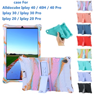 เคสซิลิโคน ปรับได้ สีดำ พร้อมปากกา สำหรับ Alldocube Iplay 40 H 30 20 Iplay30 Pro 10.5" Soft Silicon Tablet Cover Stand Protect Shell