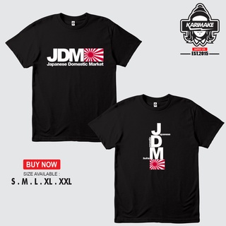 เสื้อยืด พิมพ์ลายโลโก้รถยนต์ Karimake JDM สไตล์ญี่ปุ่น สําหรับผู้ชายS-5XL