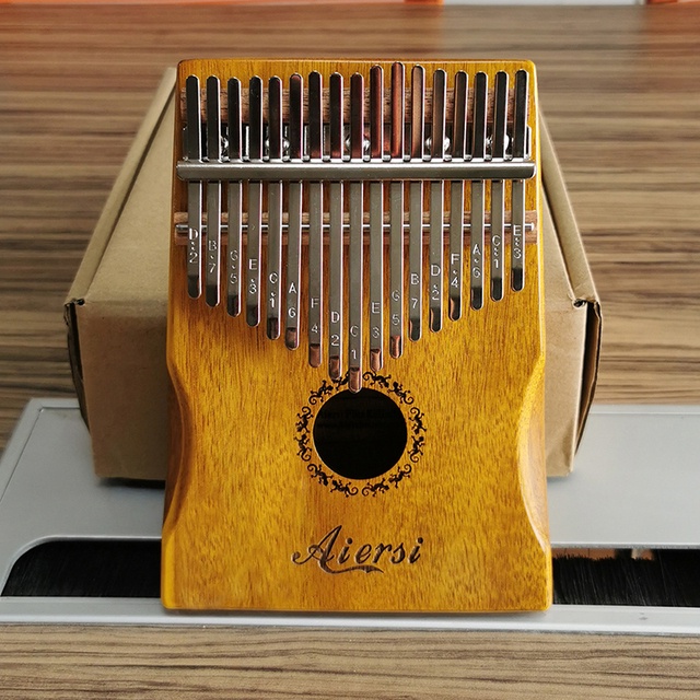 Gecko Kalimba 17 Key Thumb Piano Mbira Kalimba Instrument With Tune ...
