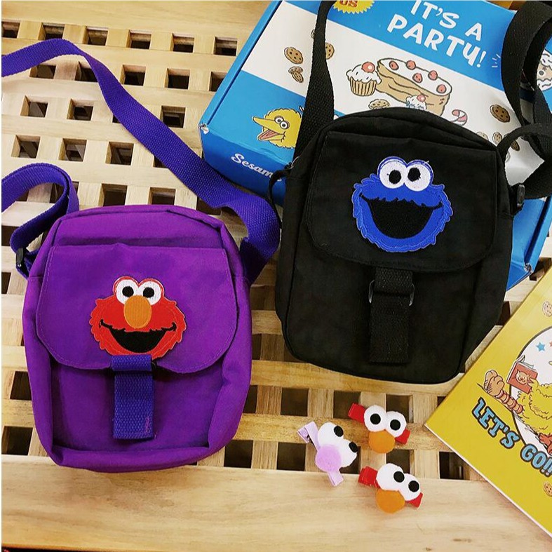 Gic_style-(G-633)กระเป๋าสะพายข้างผ้าแคนวาสน่ารัก✨ (M-633)