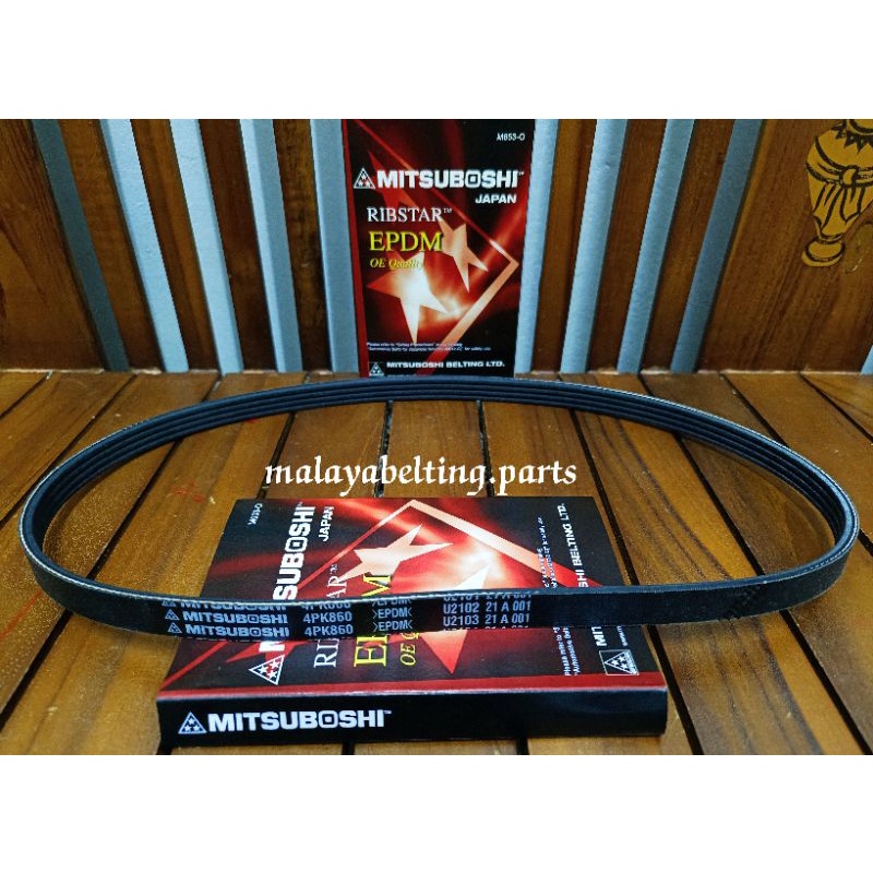 TOYOTA HIACE ( RZH112 ) CEFIRO / STATLET ( 4PK860 ) FAN BELT MITSUBOSHI