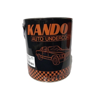 สีกันสนิม บอดี้ชู้ต แคนโด้ KANDO Auto Undercoat สีดำ ขนาดแกลลอน 3.785ลิตร