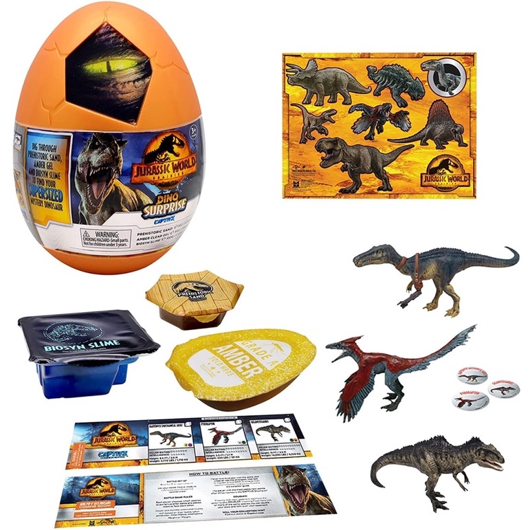 JURASSIC WORLD CAPTIVZ Dominion Surprise Egg