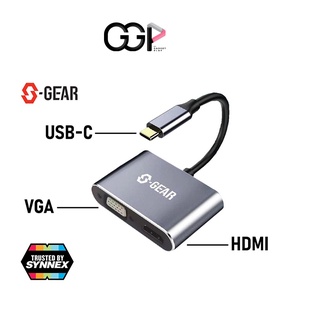 [กรุงเทพฯ ด่วน 1 ชั่วโมง] S-GEAR CONVERTER USB-C to HDMI+PD+VGA+USB อุปกรณ์แปลงสัญญาณ