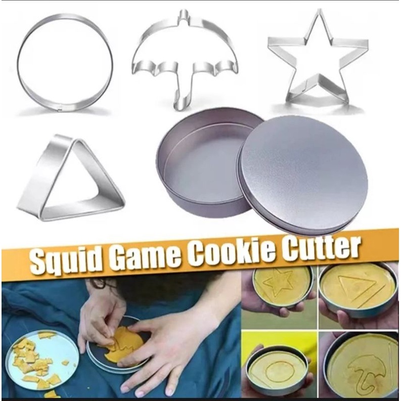 1 ชุดครบชุด Dalgona Squid Game Candy Molds
