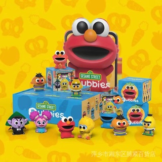 Sesame Street blind box sitting series Nubbies Sesame Street around cute fashion play hand doll 9ZP0