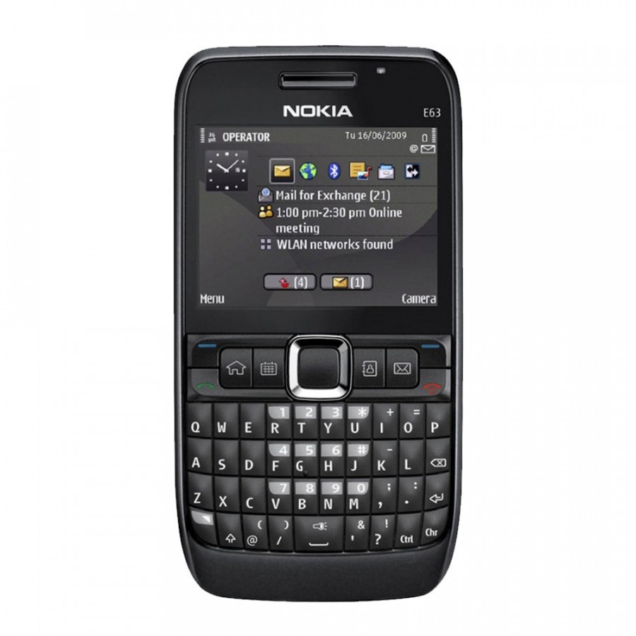 โทรศัพท์มือถือโนเกียปุ่มกด  NOKIA E63 (สีดำ) 3G/4G รุ่นใหม่2020