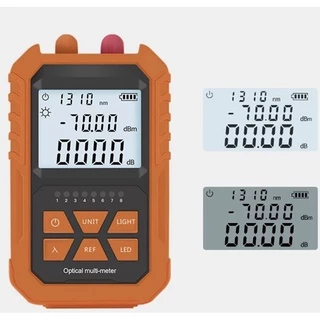 4 In 1 Optical Power Meter Visual Fault Locator 5Km ปากกาแสง LED OPM เครือข่ายสายไฟเบอร์ออปติกเครื่องทดสอบเครื่องมือ