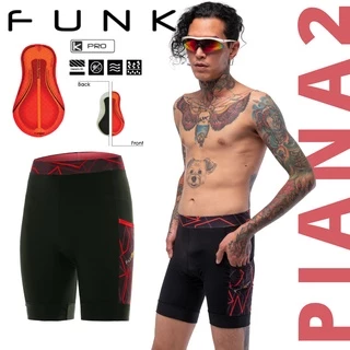 กางเกงจักรยานขาสั้น Funkier Piana รุ่นใหม่ล่าสุด เป้าโปร C-14 พร้อมกระเป๋าด้านข้าง