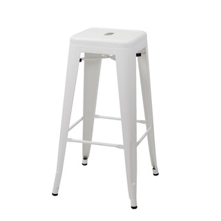 เก้าอี้บาร์สตูลเหล็ก สีขาว เฟอร์อินเทรน ST05W Modern steel bar stool. Furnished ST05W