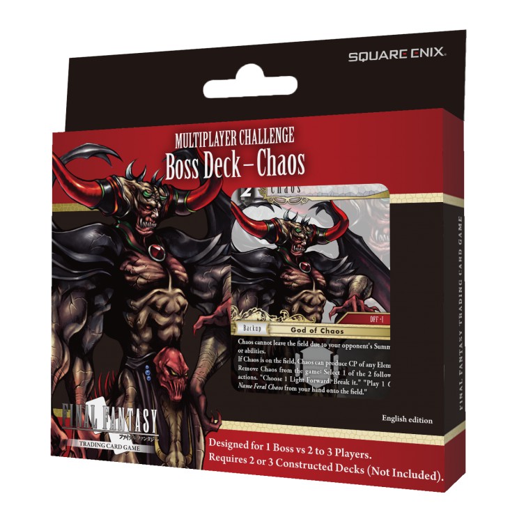 [FFTCG] Boss Deck Chaos เด็คเริ่มต้น แบบพร้อมเล่น 50ใบ (การ์ดไฟนอล / Final Fantasy Trading
