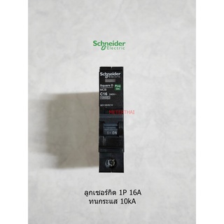 Schneider ลูกเซอร์กิต 1P 16A 10kA ลูกย่อย QO116VSC10T