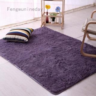 Fluffy Rugs Anti-Skid Shaggy Area Rug Room Carpet Floor Mat Home Bedroom New