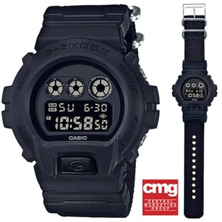 CASIO G-Shock สายผ้าร่มดำ รุ่น DW-6900BBN-1DR "ประกันศูนย์ CMG"