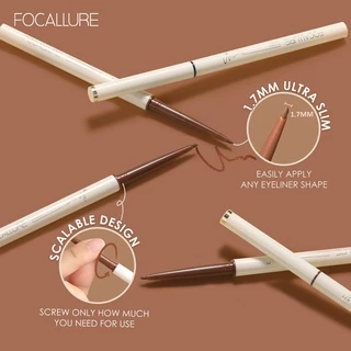 Focallure ดินสออายไลเนอร์เจล เนื้อแมตต์ ชิมเมอร์ กันน้ํา ติดทนนาน 1.7 มม. #Confidencehalo Soft ติดทนนาน