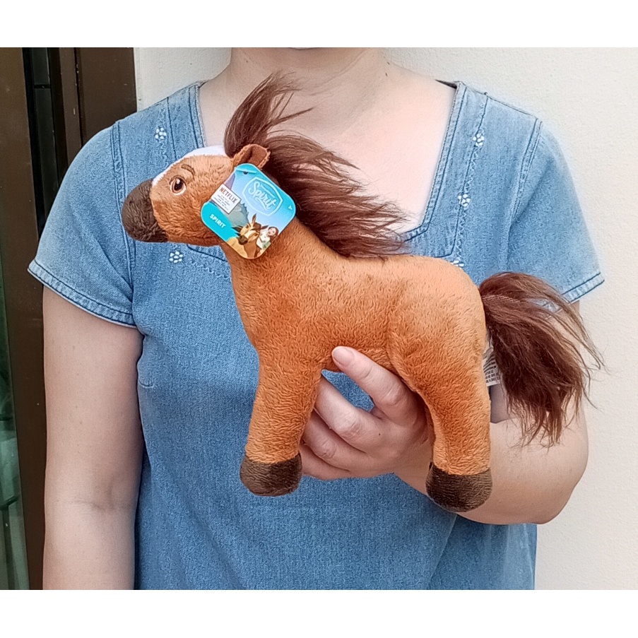 ตุ๊กตาม้า จากการ์ตูน 2019 DreamWorks Spirit Riding Free Animal Horse NetFlix ขนาด 9 นิ้ว ป้าย DreamWorks Animation