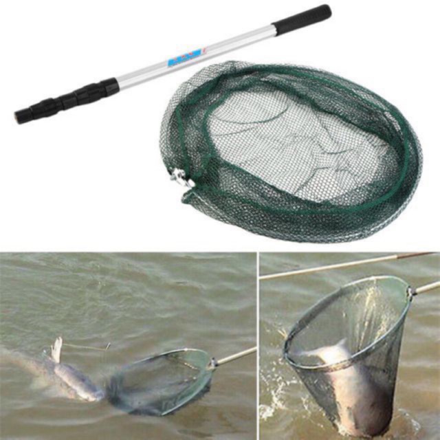 ดางปลาซิว ตาข่ายดักปลา สวิงตักปลา  สวิงตัดขยะ พร้อมด้ามจับยืดได้ 3 ระดับ /0451