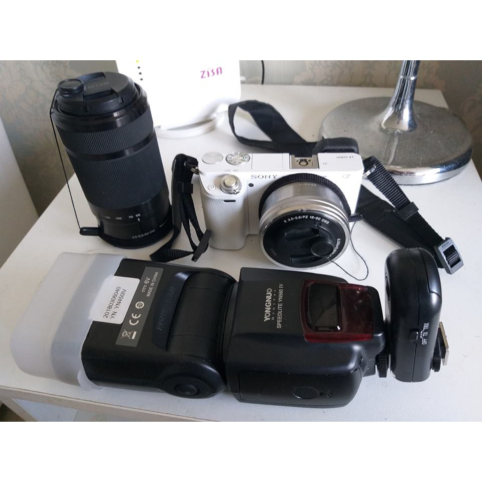 Sony a6000 with 16-50 and 55-210 lens photography kit