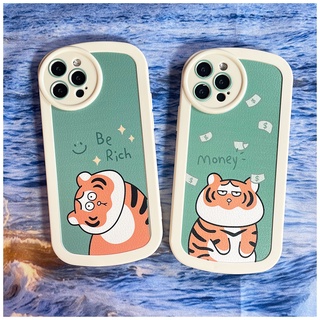 FOR IPHONE 6 6S 7 8 14 PLUS X XS XR 11 12 13 MINI MAX PRO Tiger oval soft case