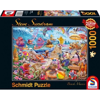 พร้อมส่ง-จิ๊กซอว์ Steve Sundram: Beach Mania แบรนด์ Schmidt jigsaw puzzle 1000 ชิ้น