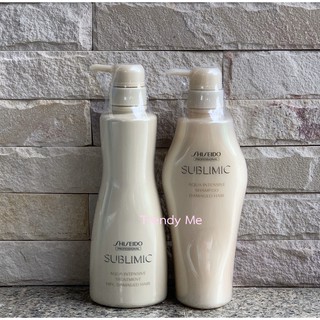 Shiseido Sublimic Aqua Intensive Shampoo 500ml.+Treatment Dry แชมพูและทรีทเมนท์สำหรับผมแห้ง-แห้งเสียมาก