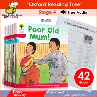 พร้อมส่ง ชุดหนังสือเด็กภาษาอังกฤษ  Oxford Reading Tree stage 4  จำนวน 42 Books+CD mp3+Workbook