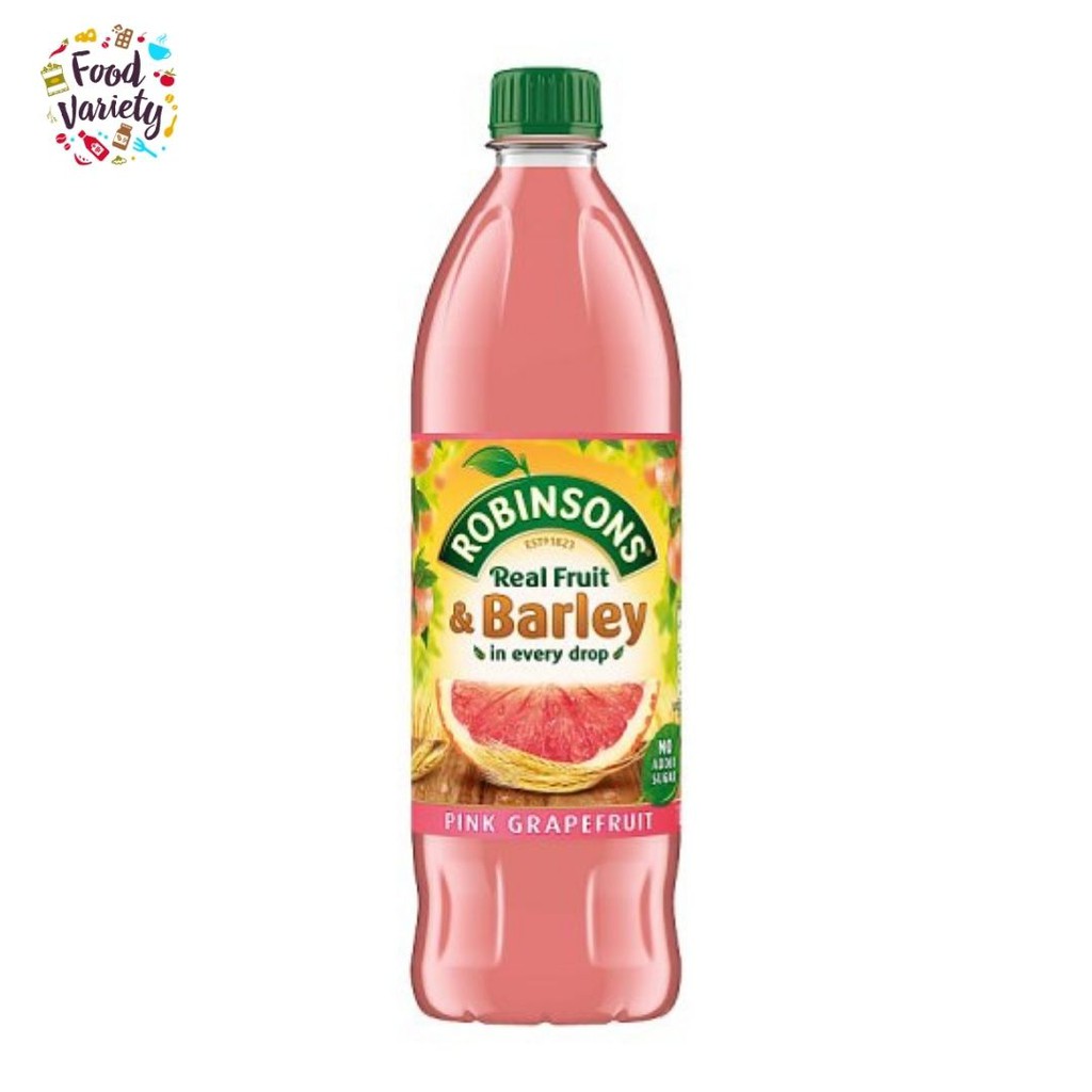 Robinsons Fruit and Barley - Pink Grapefruit 1L โรบินสันส์ ฟรุตแอนด์บาร์เลย์ รสเกรปฟรุตชมพู 1 ลิตร