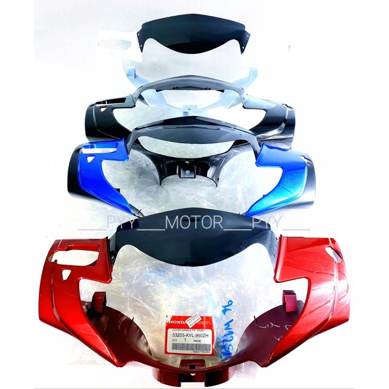 แท้ศูนย์ หน้ากากหน้า WAVE125i ไฟเลี้ยวบังลม ปี 2005-2010 (มีหลายสี)