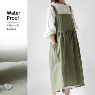 BBB Waterproof Apron Cotton and Linen Korean Style Apron