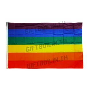 ธงชนชาติเกย์ ธงสีรุ้ง Rainbow Flag  LGBT ขนาด 150X90CM