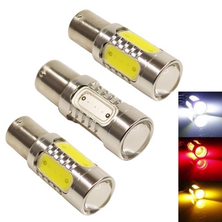 หลอดไฟเลี้ยวรถยนต์ 1156 BA15S P21W LED 7.5W COB 12V สีขาว แดง เหลือง