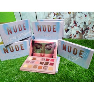 CAIJI อายแชโดว์ 18 สี NUDE เมทัลลิชิมเมอร์แม็ท พาเลท 18 สี สีสันสดใส พาเลทอายแชโดว์ มีสินค้าพร้อมส่ง