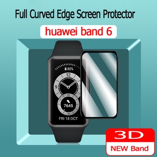 huawei band 6 ฟิล์มป้องกันรอยหน้าจอ 3D สำหรับ huawei band 6 สายรัดข้อมือ อัจฉริยะ