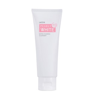 ustar Pearly White Extra Foaming Cleanser 85g ยูสตาร์ เพิร์ลลี่ ไวท์ เอ็กซ์ตร้า โฟมมิ่ง คลีนเชอร์ 85กรัม