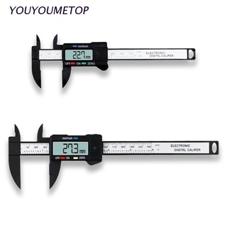 Youyo เวอร์เนียร์คาลิปเปอร์ไมโครมิเตอร์หน้าจอ Lcd ดิจิตอล 6 นิ้ว 150 มม. 100 มม.