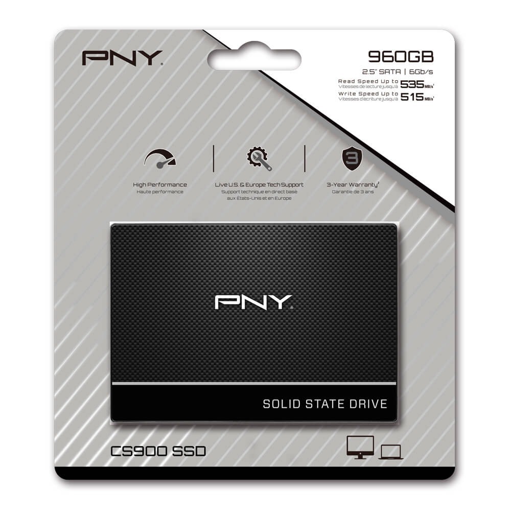 SSD 500GB 960GB SATA PNY CS900 Warranty 3-Year