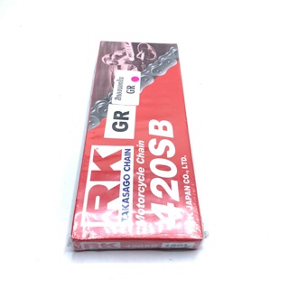 โซ่แท้ (RK) GR 420 HSB 120L สีทองนอกใน