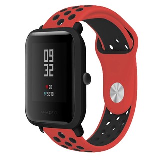 สายนาฬิกาข้อมือสายนาฬิกาข้อมือสําหรับ Xiaomi Huami Amazfit Bip Youth / Lite / Amazfit Gtr 42mm / Garmin Forerunner 245 / 245 M 20 มม .