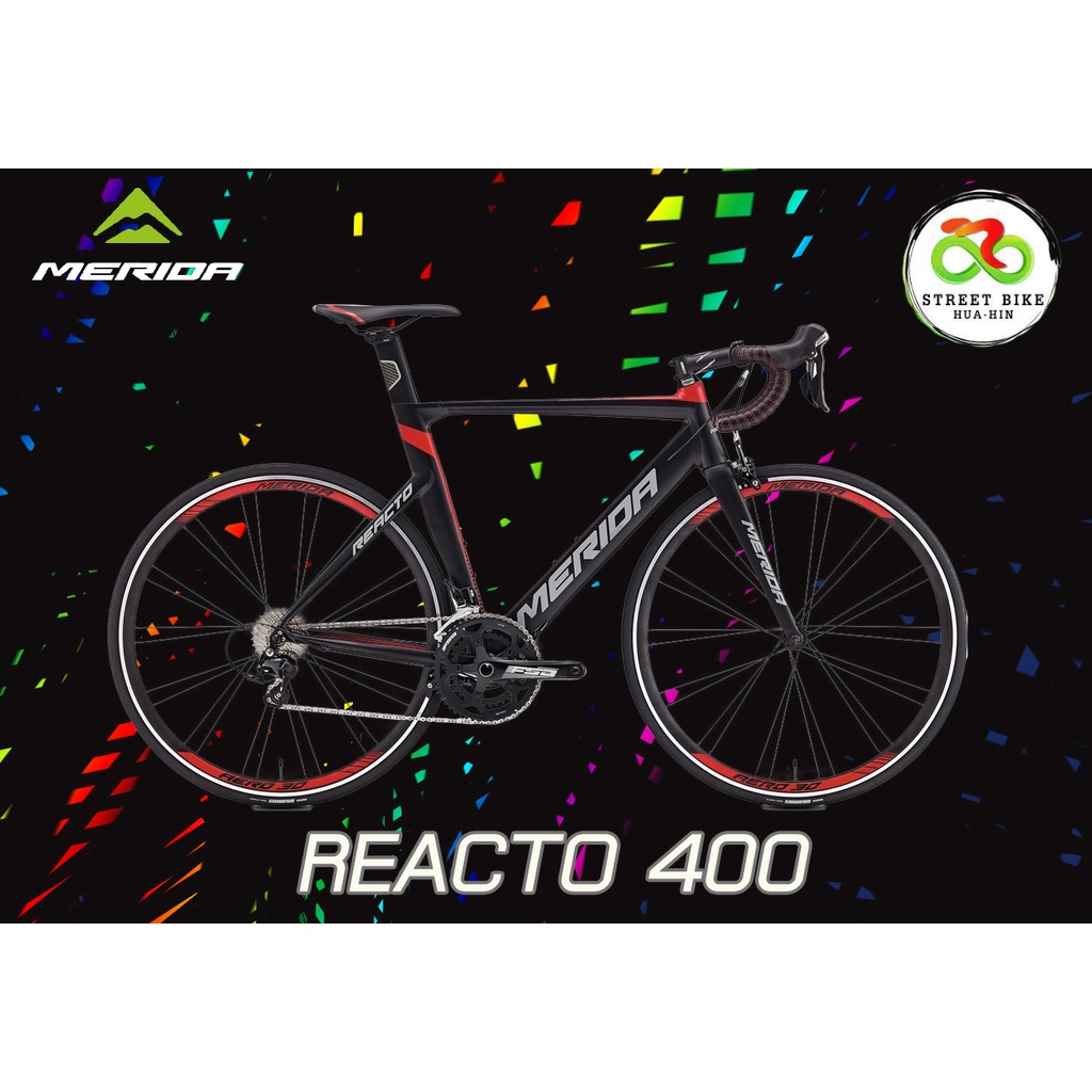 สินค้าแนะนำ!!!จักรยานเสือหมอบ size52 Merida Reacto 400 700C red