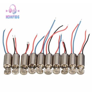 ของเล่นเด็กโทรศัพท์มือถือมอเตอร์แบบสั่นสะเทือน 4X8 มิลลิเมตร Dc 1.5-3V Rc 10 ชิ้น