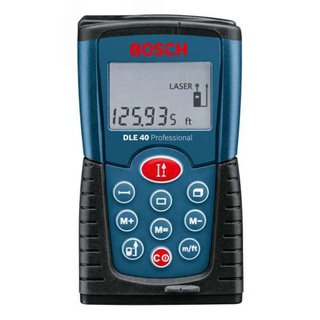 BOSCH เครื่องวัดระยะเลเซอร์ 40เมตร รุ่น DLE40 เครื่องวัดระยะ บ๊อซ