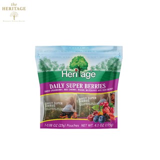 เฮอริเทจ เดลี่ เบอร์รี่ 175 กรัม Heritage Daily Super Berries 175 g