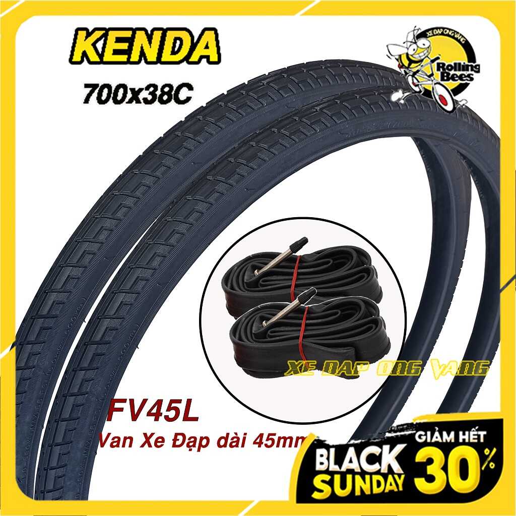 KENDA ยางรถจักรยานและหลอด 700x38C - 40-622 (700x38C - 28X1 5/8 X 1 1/2)