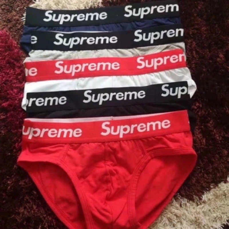 Sup 🔥พร้อมส่ง🔥กางเกงในชาย Sup ทรงbrief เอวต่ำ ผ้าcotton